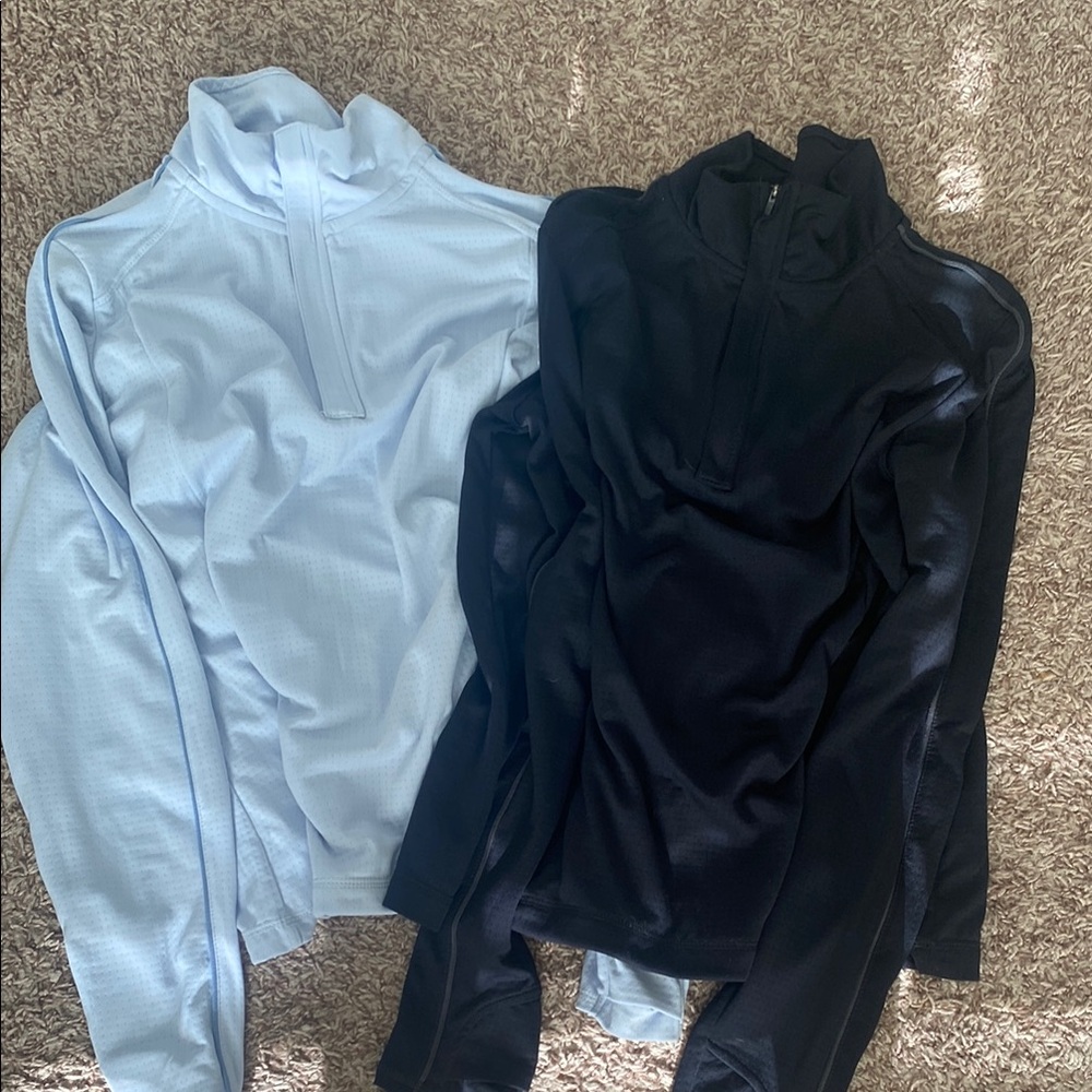 Mondetta Women's Tops in Light Blue and Black